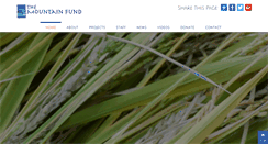 Desktop Screenshot of mountainfund.org